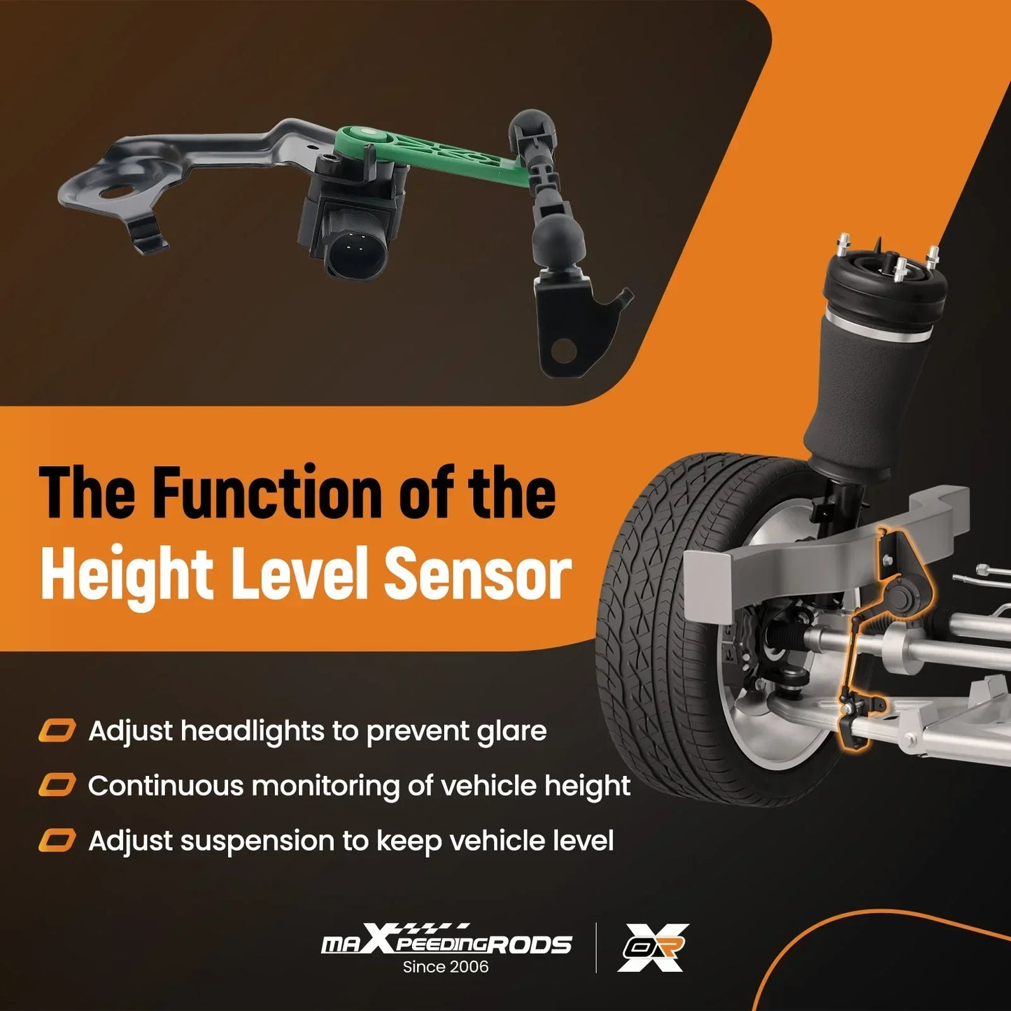 Sensor nivelación faro trasero izquierdo Audi A6 A7 A8 Q5