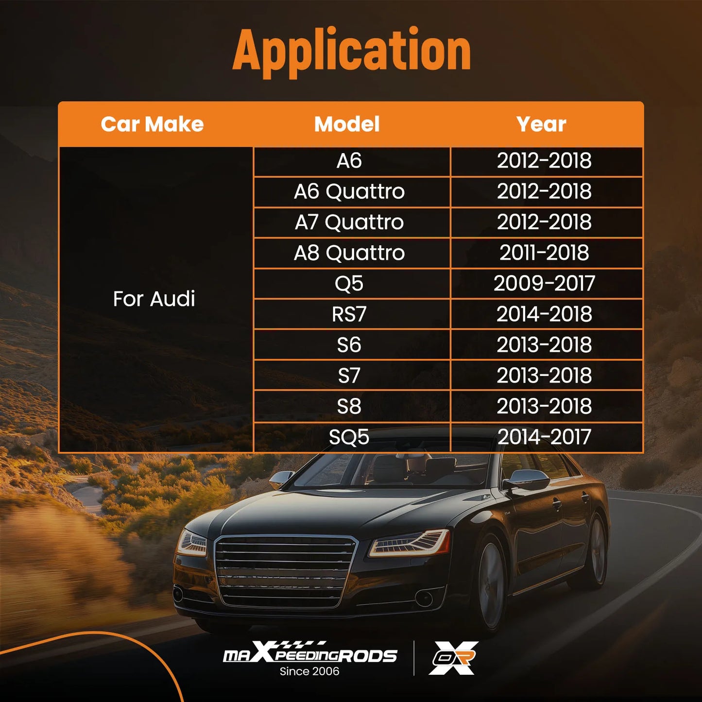 Bakre Vänster Strålkastare Höjdnivåsensor För Audi A8 Quattro 4.0L V8 2013-2018