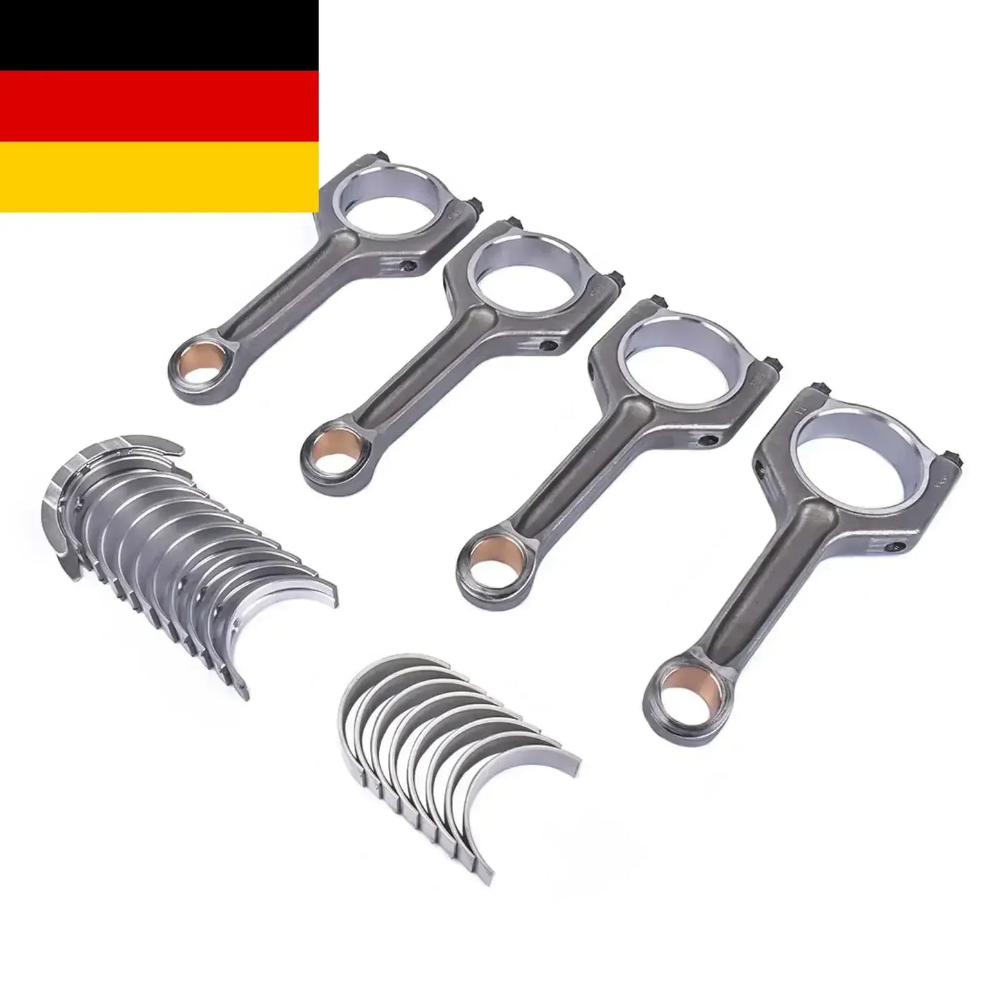 Zestaw czterech metalowych łożysk korbowodowych ap03 do bmw n20b20a 2.0l f22 f30 f32 f10