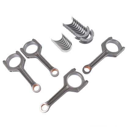 Zestaw trzech metalowych łożysk korbowodowych ap03 do bmw n20b20a 2.0l dla modeli f22 f30 f32 z szarym wykończeniem