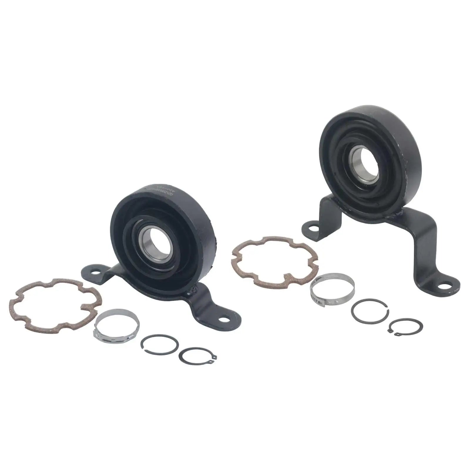 Czarne gumowe tuleje z metalowymi mocowaniami i uszczelkami ap01 drive shaft support do tdi 4motion transportera