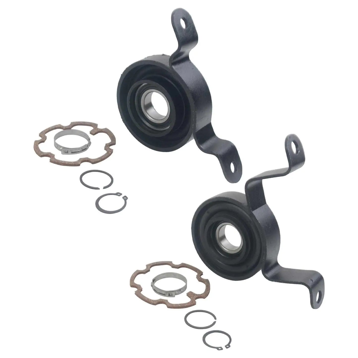 Black rubber bushings with metal brackets and seals for ap01 drive shaft support for vw t5 tdi 4motion platform chassis