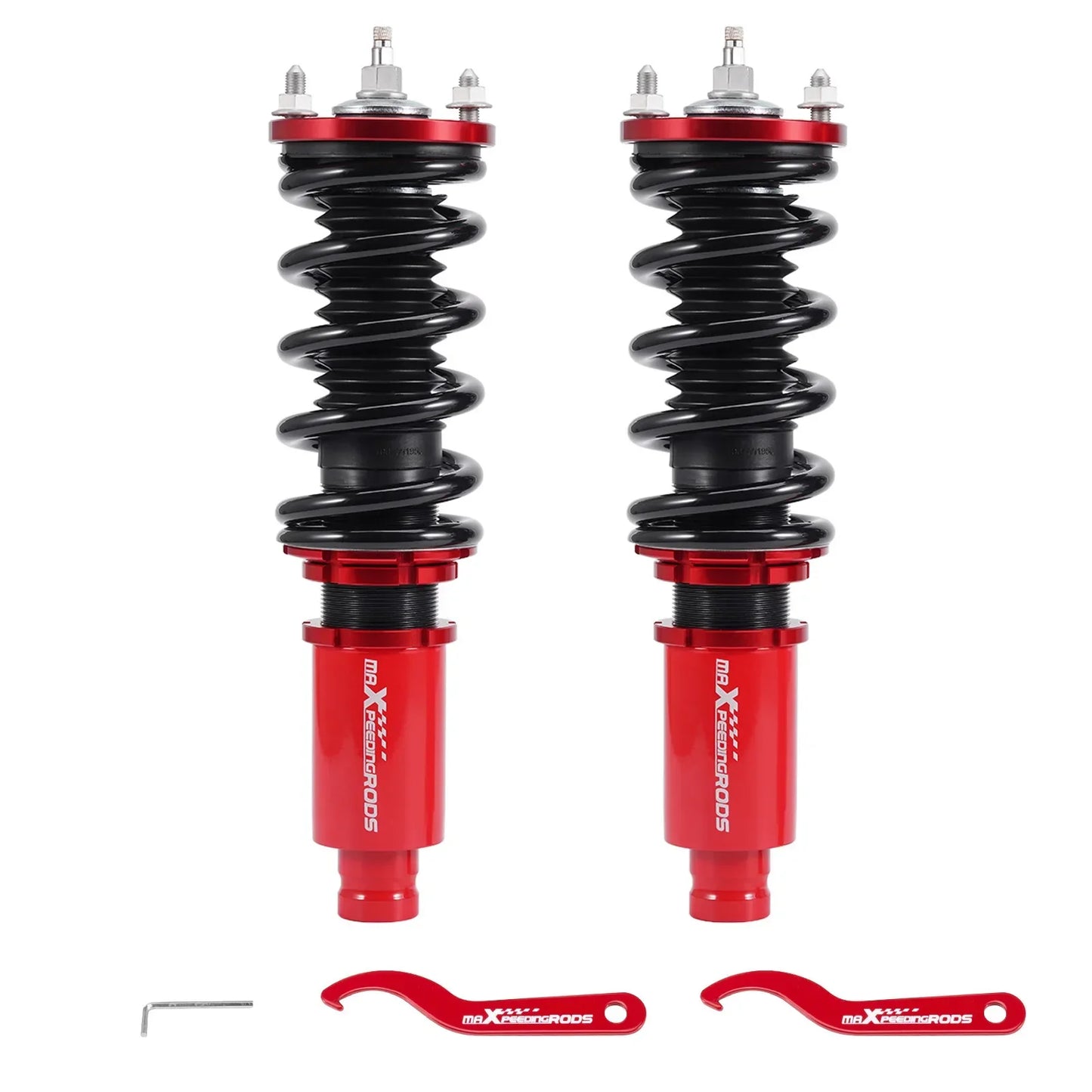 MaXpeedingrods vorderes Gewindefahrwerk, 24-Wege-Dämpfer für Honda Civic 92–95, Integra 94–01