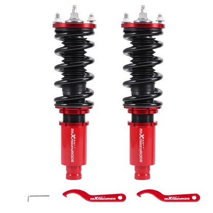 MaXpeedingrods vorderes Gewindefahrwerk, 24-Wege-Dämpfer für Honda Civic 92–95, Integra 94–01