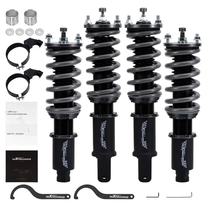 Maxpeedingrods T7 Zestaw Amortyzatorów Do Honda CR-X 1988-1991 ED EE EF Honda Civic 1996-2000 EJ EK EM