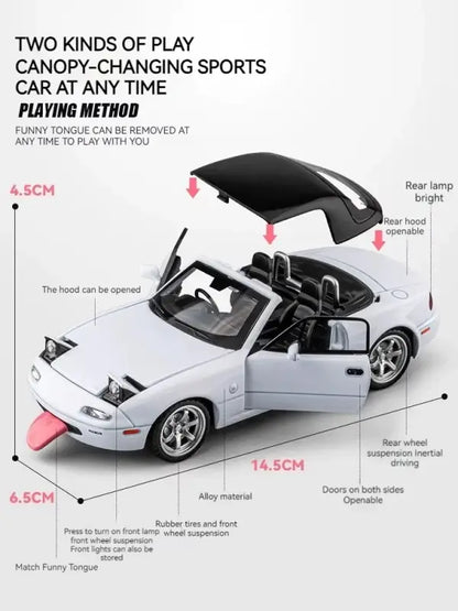 Mazda MX-5 1:32 – Metalowy Model Kolekcjonerski i Prezent