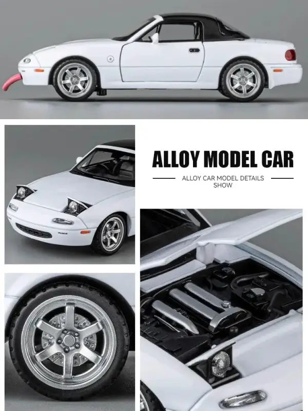 Mazda MX-5 1:32 – Metalowy Model Kolekcjonerski i Prezent