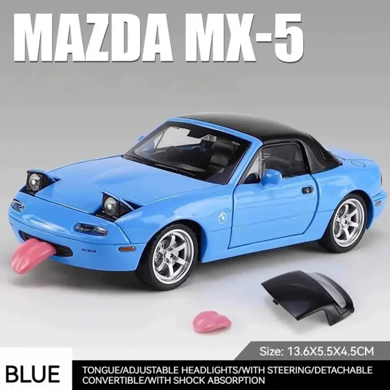 Mazda MX-5 1:32 – Metalowy Model Kolekcjonerski i Prezent