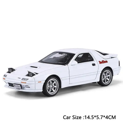 RED SUNS RX-7 FC3S 1:32 – Metalowy Model Die-Cast Prezent - A-Biały