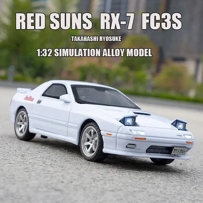 RED SUNS RX-7 FC3S 1:32 – Metalowy Model Die-Cast Prezent