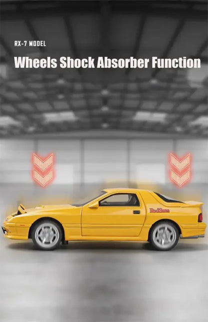 RED SUNS RX-7 FC3S 1:32 – Metalowy Model Die-Cast Prezent