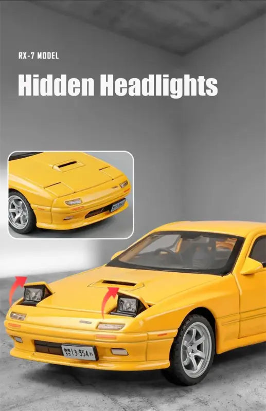 RED SUNS RX-7 FC3S 1:32 – Metalowy Model Die-Cast Prezent