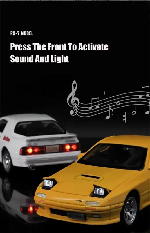 RED SUNS RX-7 FC3S 1:32 – Metalowy Model Die-Cast Prezent