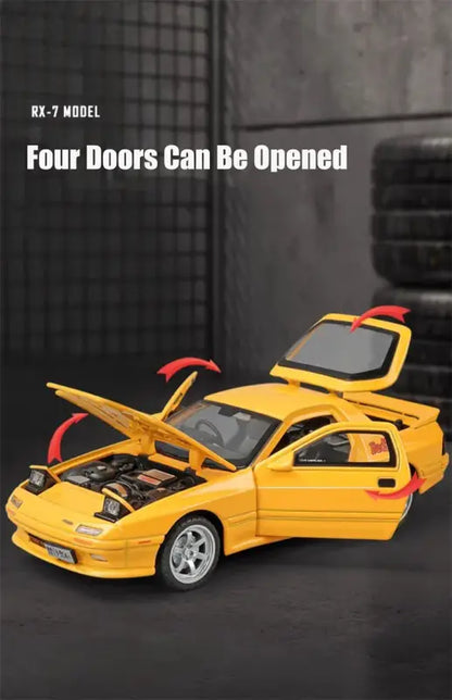 RED SUNS RX-7 FC3S 1:32 – Metalowy Model Die-Cast Prezent