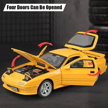 RED SUNS RX-7 FC3S 1:32 – Metalowy Model Die-Cast Prezent