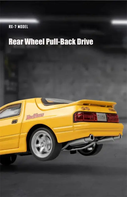 RED SUNS RX-7 FC3S 1:32 – Metalowy Model Die-Cast Prezent