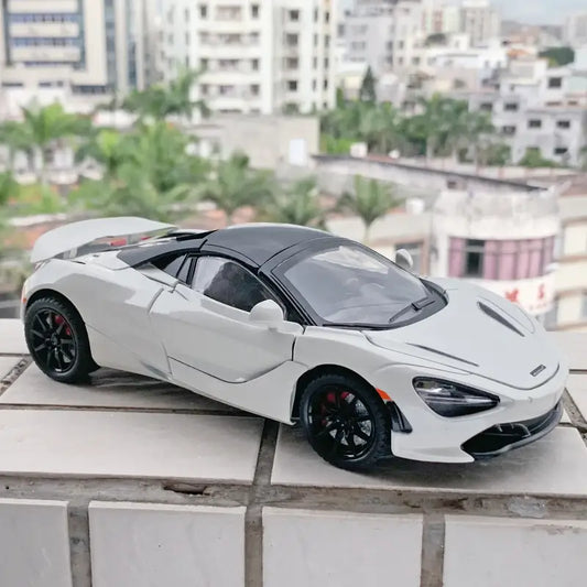 McLaren 720S 1:24 – Metalowy Model Samochodu Sportowego Amortyzowane Koła Realistyczna Replika Idealny Prezent