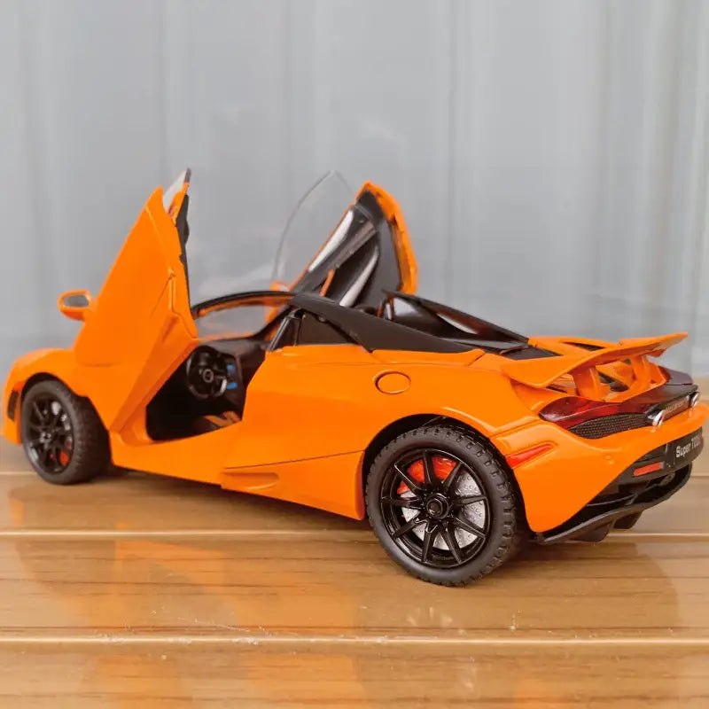 McLaren 720S 1:24 – Metalowy Model Samochodu Sportowego Amortyzowane Koła Realistyczna Replika Idealny Prezent