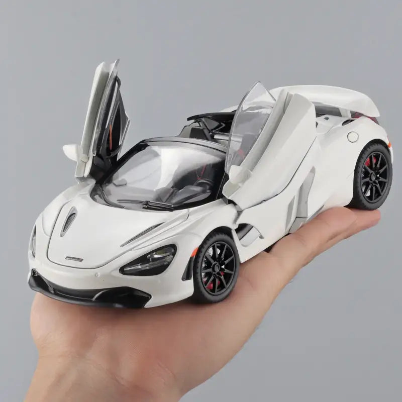 McLaren 720S 1:24 – Metalowy Model Samochodu Sportowego Amortyzowane Koła Realistyczna Replika Idealny Prezent
