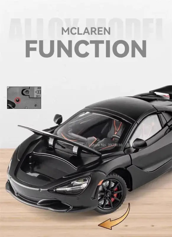 McLaren 720S 1:24 – Metalowy Model z Dźwiękiem i Światłem