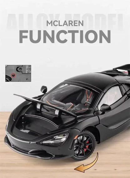 McLaren 720S 1:24 – Metalowy Model z Dźwiękiem i Światłem