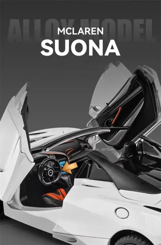McLaren 720S 1:24 – Metalowy Model z Dźwiękiem i Światłem