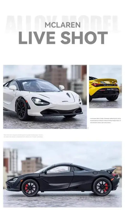 McLaren 720S 1:24 – Metalowy Model z Dźwiękiem i Światłem