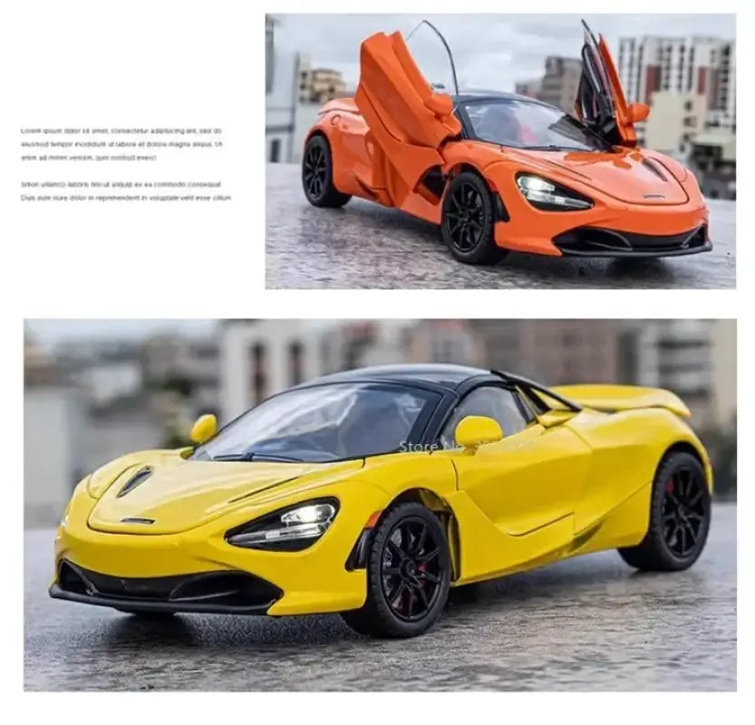 McLaren 720S 1:24 – Metalowy Model z Dźwiękiem i Światłem