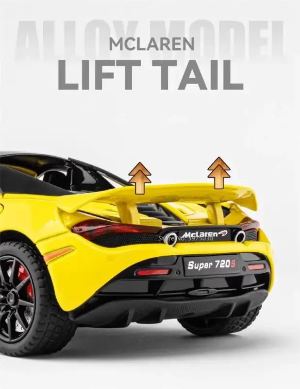 McLaren 720S 1:24 – Metalowy Model z Dźwiękiem i Światłem