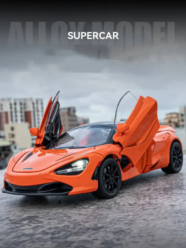 McLaren 720S 1:24 – Metalowy Model Samochodu Sportowego Amortyzowane Koła Realistyczna Replika Idealny Prezent