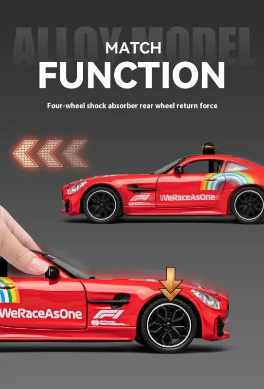 AMG F1 Safety Car 1:24 – Metalowy Model z Oświetleniem