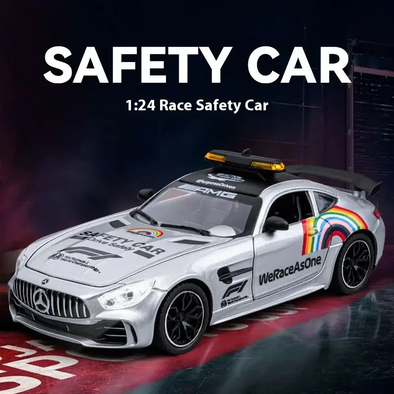 AMG F1 Safety Car 1:24 – Metalowy Model z Oświetleniem