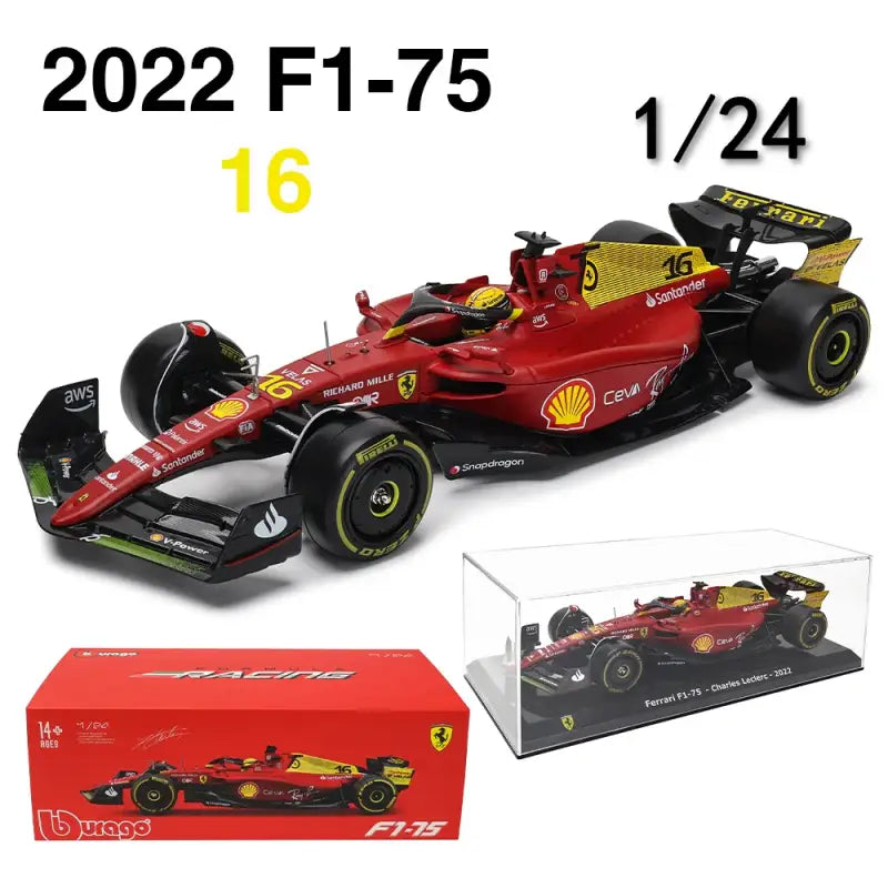 Mercedes-AMG F1 W14 1:24 – Metalowa Replika Wyścigowa 2023 - 1-24 2022 F1-75-16