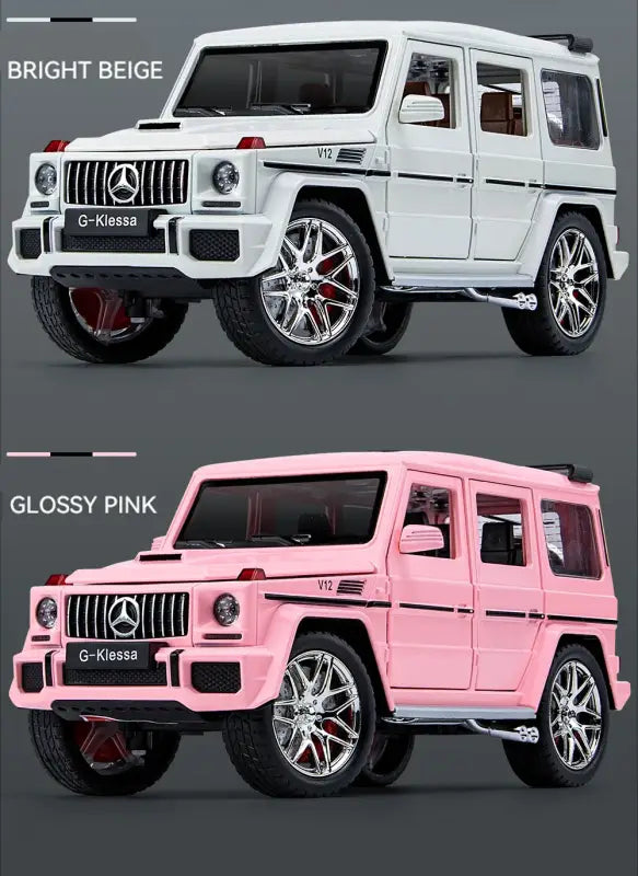 Mercedes AMG G63 1:24 Metalowy Model Samochodu z Efektami Dźwiękowymi i Świetlnymi