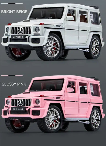 Mercedes AMG G63 1:24 Metalowy Model Samochodu z Efektami Dźwiękowymi i Świetlnymi