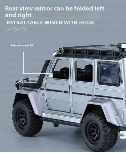 Mercedes AMG G63 1:24 Metalowy Model Samochodu z Efektami Dźwiękowymi i Świetlnymi