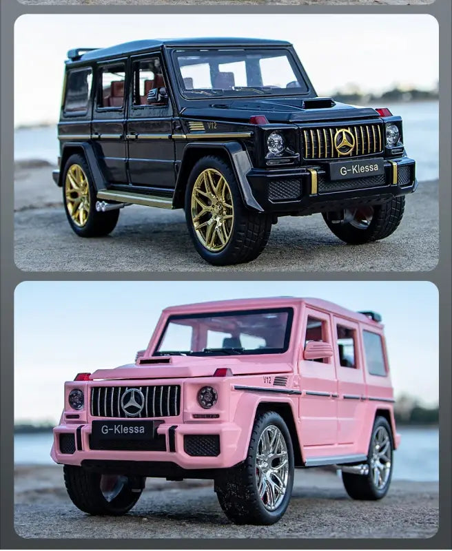 Mercedes AMG G63 1:24 Metalowy Model Samochodu z Efektami Dźwiękowymi i Świetlnymi