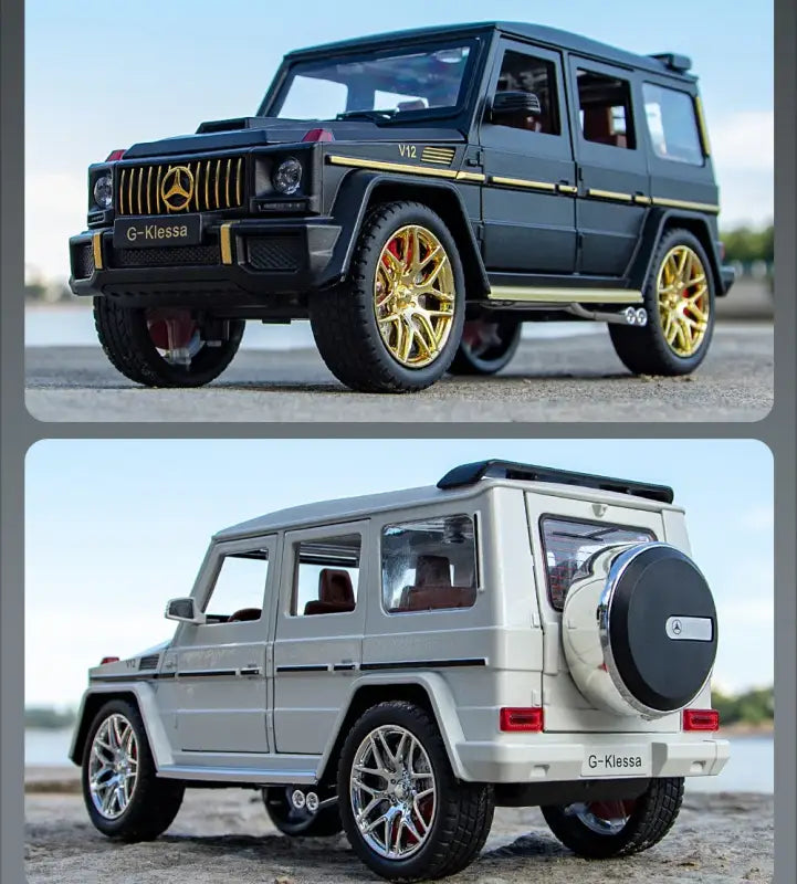 Mercedes AMG G63 1:24 Metalowy Model Samochodu z Efektami Dźwiękowymi i Świetlnymi