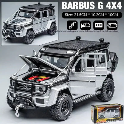 Mercedes AMG G63 1:24 Metalowy Model Samochodu z Efektami Dźwiękowymi i Świetlnymi