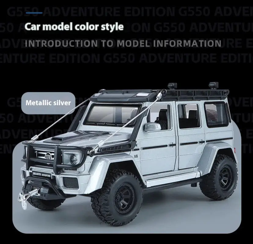 Mercedes AMG G63 1:24 Metalowy Model Samochodu z Efektami Dźwiękowymi i Świetlnymi