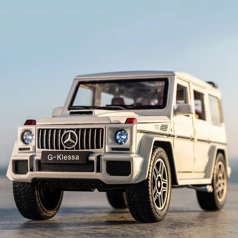 Mercedes AMG G63 1:24 Metalowy Model Samochodu z Efektami Dźwiękowymi i Świetlnymi