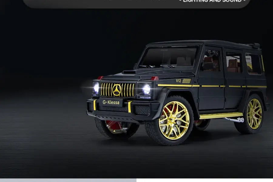 Mercedes AMG G63 1:24 Metalowy Model Samochodu z Efektami Dźwiękowymi i Świetlnymi