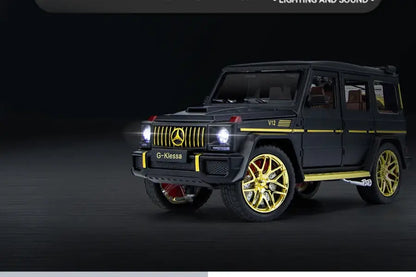 Mercedes AMG G63 1:24 Metalowy Model Samochodu z Efektami Dźwiękowymi i Świetlnymi