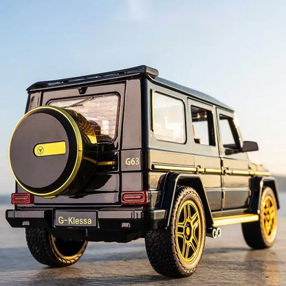 Mercedes AMG G63 1:24 Metalowy Model Samochodu z Efektami Dźwiękowymi i Świetlnymi
