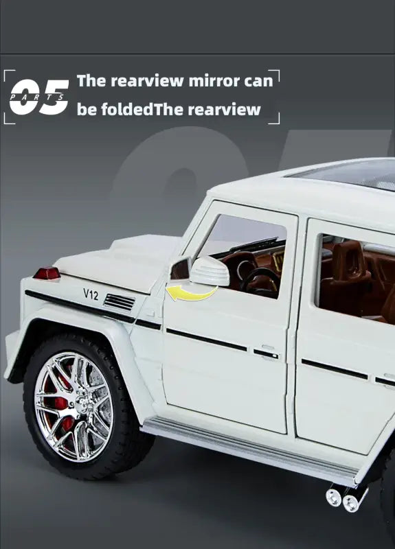 Mercedes AMG G63 1:24 Metalowy Model Samochodu z Efektami Dźwiękowymi i Świetlnymi