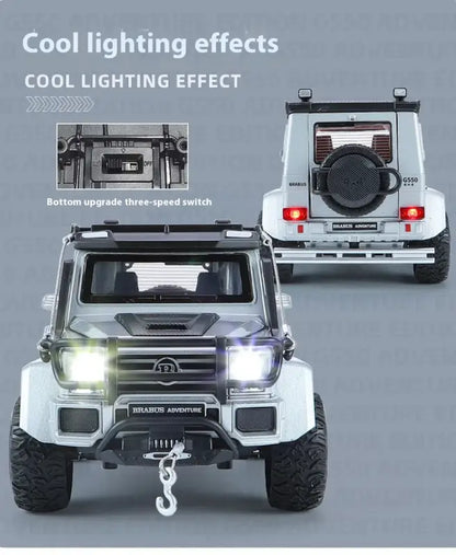 Mercedes AMG G63 1:24 Metalowy Model Samochodu z Efektami Dźwiękowymi i Świetlnymi