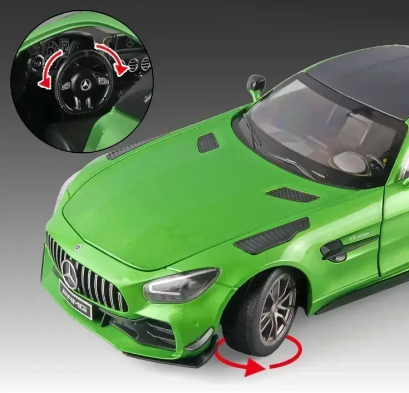 Mercedes-Benz AMG GTR 1:18 – Metalowy Model Z Dźwiękiem i Światłem