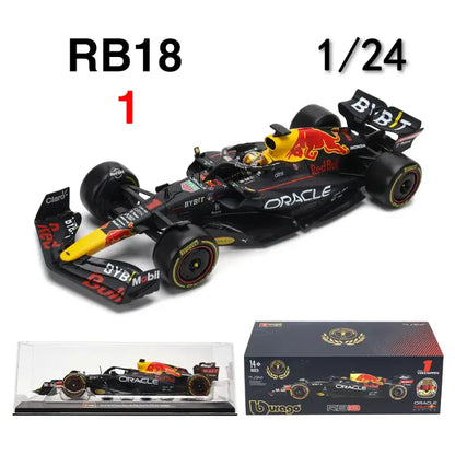 Mercedes-AMG W14 2023 1:24 Metalowy Model Wyścigowy Hamilton Russell - 1-24 2022 RB18-1