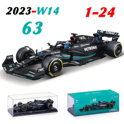 Mercedes-AMG W14 2023 1:24 Metalowy Model Wyścigowy Hamilton Russell - 1-24 2023 W14-63