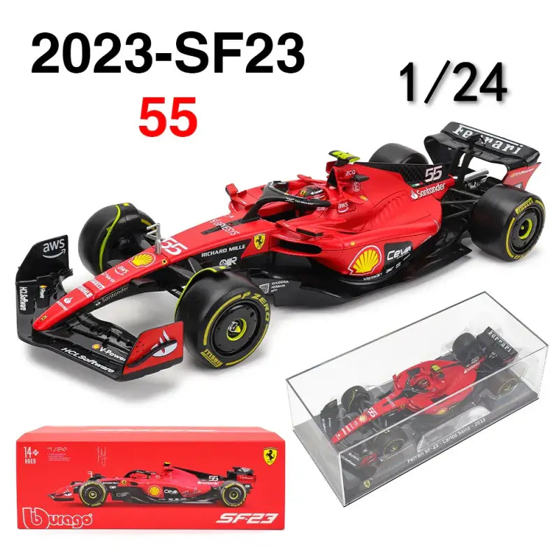 Mercedes-AMG W14 2023 1:24 Metalowy Model Wyścigowy Hamilton Russell - 1-24 2023 SF23-55